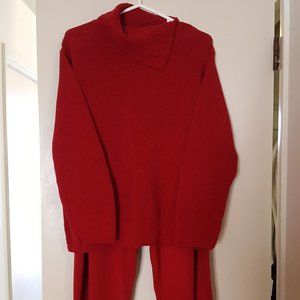 Coldwater Creek festive pants sweater set PXL!